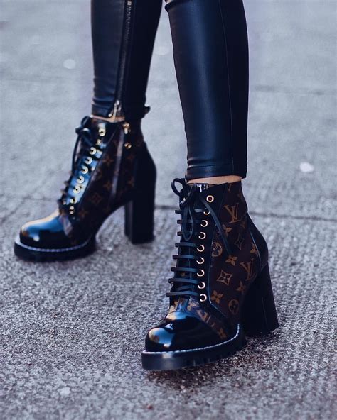 louis vuitton combat boots heel